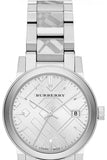 Burberry The City White Dial Silver Steel Strap Watch for Women - BU9144 Authentic Buy Shop Now