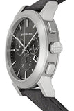 Burberry The City Grey Dial Black Leather Strap Watch for Men - BU9362 Authentic Buy Shop Now