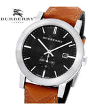 Burberry The City Black Dial Brown Leather Strap Watch for Men - BU9905 Authentic Buy Shop Now