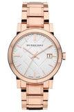 Burberry The City White Dial Rose Gold Steel Strap Watch for Women - BU9204 Authentic Buy Shop Now