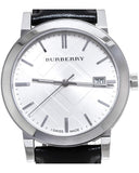 Burberry The City White Dial Black Leather Strap Watch for Men - BU9008 Authentic Buy Shop Now