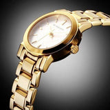 Burberry Heritage White Dial Gold Steel Strap Watch for Women - BU9203 Authentic Buy Shop Now