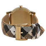 Burberry The City Diamonds Mother of Pearl Dial Brown Leather Strap Watch for Women - BU9226 Authentic Buy Shop Now