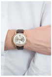 Emporio Armani Aviator Grey Dial Brown Leather Strap Watch For Men - AR11106 Authentic Buy Shop Now