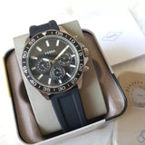 Fossil Bannon Multifunction Black Dial Black Silicone Strap Watch for Men - BQ2494 Authentic Buy Shop Now