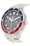 Fossil FB-03 Chronograph Black Dial Silver Steel Strap Watch for Men - FS5767 Authentic Buy Shop Now