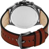 Fossil Forrester Chronograph Grey Dial Brown Leather Strap Watch for Men - FS5815 Authentic Buy Shop Now