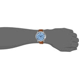 Fossil Grant Chronograph Blue Dial Brown Leather Strap Watch for Men - FS5184 Authentic Buy Shop Now