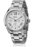Fossil Cecile Multifunction Silver Dial Silver Steel Strap Watch for Women - AM4509 Authentic Buy Shop Now
