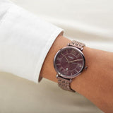 Fossil Jacqueline Brown Dial Brown Steel Strap Watch for Women - ES4100 Authentic Buy Shop Now