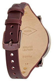 Fossil Original Boyfriend Sport Chronograph Maroon Dial Maroon Leather Strap Watch for Women - ES4114 Authentic Buy Shop Now