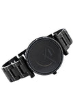 Fossil Carlie Black Dial Black Steel Strap Watch for Women - ES4488 Authentic Buy Shop Now