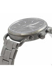 Fossil The Commuter Black Dial Grey Steel Strap Watch for Men - FS5400 Authentic Buy Shop Now