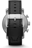 Fossil Nate Chronograph Black Dial Black Leather Strap Watch for Men - JR1436 Authentic Buy Shop Now