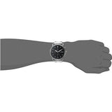 Fossil The Commuter Black Dial Silver Steel Strap Watch for Men - FS5391 Authentic Buy Shop Now