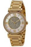 Michael Kors Catlin Mother of Pearl Dial Gold Steel Strap Watch for Women - MK3332 Authentic Buy Shop Now