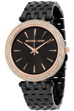 Michael Kors Darci Black Dial Black Steel Strap Watch for Women - MK3407 Authentic Buy Shop Now