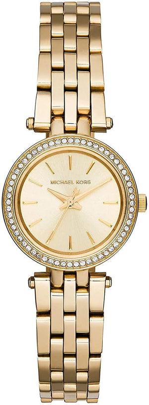 Michael Kors Darci Gold Dial with Diamonds Gold Steel Strap Watch for Women - MK3295 Authentic Buy Shop Now