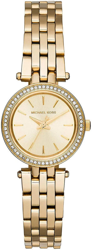 Michael Kors Darci Gold Dial with Diamonds Gold Steel Strap Watch for Women - MK3295 Authentic Buy Shop Now
