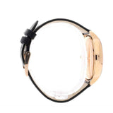 Swarovski Crystalline Hours Black Dial Black Leather Strap Watch for Women - 5295377 Authentic Buy Shop Now
