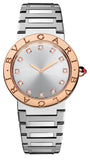 Bvlgari Bvlgari Bvlgari Lady Diamonds Silver Dial Silver Steel Strap Watch for Women - BVLGARI103577 Authentic Buy Shop Now