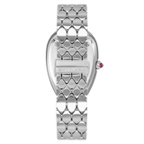 Bvlgari Serpenti Seduttori Diamonds Silver Dial Silver Steel Strap Watch for Women - SERPENTI103361 Authentic Buy Shop Now