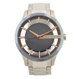 Armani Exchange Hampton Chronograph Grey Dial Silver Steel Strap Watch For Men - AX2405 Authentic Buy Shop Now
