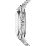 Emporio Armani Meccanico Automatic Silver Dial Silver Steel Strap Watch for Men - AR60006 Authentic Buy Shop Now