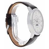 Guess Delancy Quartz White Dial Brown Leather Strap Watch For Men - W0870G1 Authentic Buy Shop Now