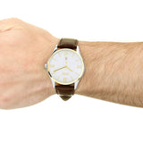 Hugo Boss Classic White Dial Brown Leather Strap Watch for Men - 1513486 Authentic Buy Shop Now
