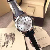 Burberry The City Gold Dial Black Leather Strap Watch for Men - BU9032 Authentic Buy Shop Now
