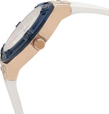 Guess Jet Setter White Dial White Rubber Strap Watch for Women - W0564L1 Authentic Buy Shop Now