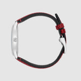 Gucci G-Timeless Mother of Pearl Red Dial Red Leather Strap Watch For Women - YA1264041 Authentic Buy Shop Now