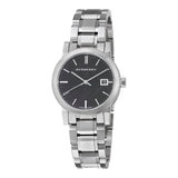 Burberry The City Black Dial Silver Steel Strap Watch for Women - BU9101 Authentic Buy Shop Now