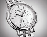 Tissot Carson Premium White Dial Silver Steel Strap Watch For Men - T122.417.11.011.00 Authentic Buy Shop Now