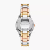 Michael Kors Tibby Three Hand Crystals Silver Dial Two Tone Steel Strap Watch for Women - MK4576 Authentic Buy Shop Now