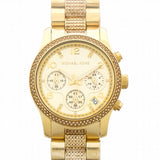Michael Kors Runway Gold Dial Gold Steel Strap Watch for Women - MK5826 Authentic Buy Shop Now