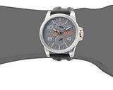 Hugo Boss Detroit Sport Analog Grey Dial Grey Rubber Strap Watch For Men - 1550007 Authentic Buy Shop Now