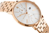 Tommy Hilfiger Jenna Quartz White Dial Rose Gold Steel Strap Watch for Women - 1782070 Authentic Buy Shop Now