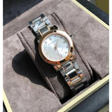 Burberry The City Silver Dial Two Tone Steel Strap Watch for Women - BU9205 Authentic Buy Shop Now