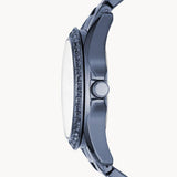 Fossil Riley Quartz Blue Dial Blue Steel Strap Watch for Women - ES4294 Authentic Buy Shop Now