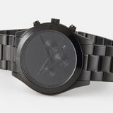 Michael Kors Slim Runway Chronograph Black Dial Black Steel Strap Watch For Men - MK8919 Authentic Buy Shop Now