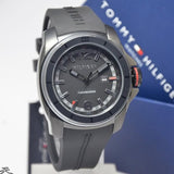 Tommy Hilfiger Windsurf Black Dial Black Rubber Strap Watch for Men- 1791114 Authentic Buy Shop Now