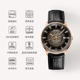 Mido Commander Automatic Black Dial Black Leather Strap Watch For Men - M021.407.36.411.00 Authentic Buy Shop Now