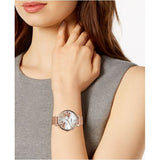 Fossil Jacqueline Three-Hand White Dial Rose Gold Mesh Bracelet Watch for Women - ES4534 Authentic Buy Shop Now