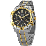 Fossil Garrett Analog Black Dial Two Tone Steel Strap Watch for Men - FS5771 Authentic Buy Shop Now