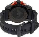 Emporio Armani Sportivo Quartz Black Dial Black Silicone Strap Watch For Men - AR5969 Authentic Buy Shop Now