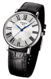 Tissot Carson Premium Silver Dial Black Leather Strap Watch For Men - T122.410.16.033.00 Authentic Buy Shop Now