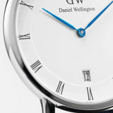 Daniel Wellington Dapper St Mawes White Dial Brown Leather Strap Watch For Women - DW00100095 Authentic Buy Shop Now
