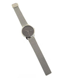 Calvin Klein Minimal Black Dial Silver Mesh Bracelet Watch for Men - K3M21123 Authentic Buy Shop Now